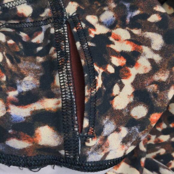 Lululemon Wunder Train High-Rise Crop 21" Leggings Pants Spotted Yoga Capris 4 - Picture 7 of 11